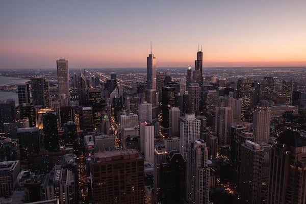 City view of Chicago, Illinois