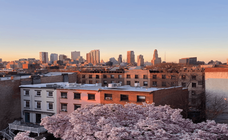 Brooklyn new york skyline