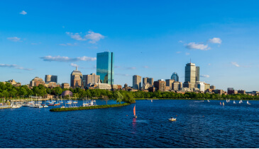 Boston city view